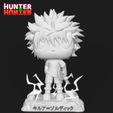 K_001.jpg Killua Zoldyck chibi - hunter x hunter 3D print model 3D print model