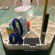 IMG_8251.jpg Hexagonal Classroom Desk Organizer – 3D Printable Modular Baskets for K-5 Groups