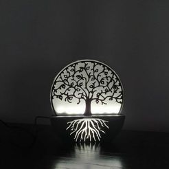 358083704_1249702452348482_5846356729025874818_n.jpg Fichier STL Lampe de l'arbre de vie・Modèle pour impression 3D à télécharger