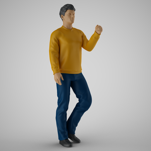 Standing Talking Man