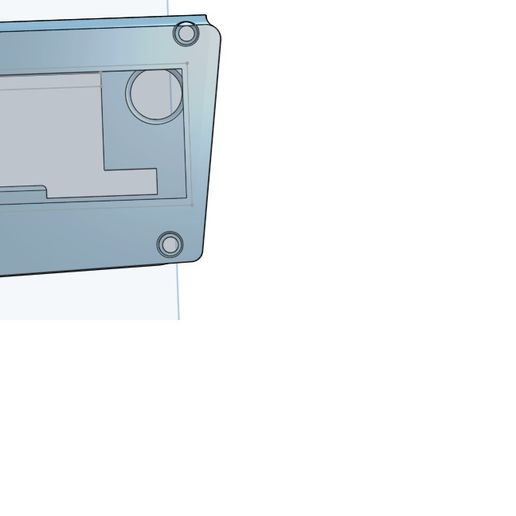 Square Body Chevy Slim Radio Adapter, Bezel - 3D model önizlemesi