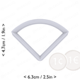 1-4_of_pie~1.5in-cm-inch-top.png Slice (1∕4) of Pie Cookie Cutter 1.5in / 3.8cm