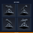 03_angles.png Steampunk Ornamental Telescope - 3D Printable STL File