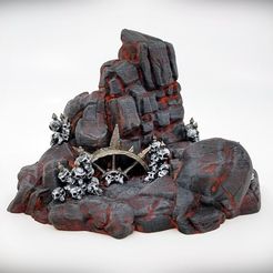Craggy-Outcropping-A-Craggy-Hills-Grimdark-Angle-1-Vignette.jpg Fichier STL Craggy Outcropping A- Grimdark Version・Modèle pour impression 3D à télécharger