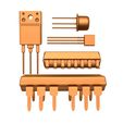 asdfgsdfsfsdff.jpg Transistor / Transistors / Transistor stl / Transistor  3d