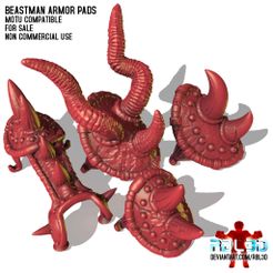 RBL3D_beastman_armor_pads_0.jpg Fichier OBJ Coussinets d'armure Beastman・Design à télécharger et à imprimer en 3D