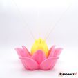 Multifunctional-Lotus-Flower_8.jpg 3D-Datei (Multifunktionale) Lotusblume・Design für 3D-Drucker zum herunterladen