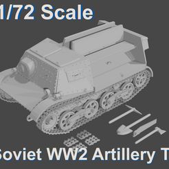 t20.jpg 1/72 SCALE T-20 Komsomolets Soviet WW2 Armoured Tractor P - LUCA SPRUES