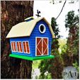 002.jpg The Barn! - Cute rustic birdhouse