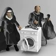 nuns000.JPG Free STL file 28mm Version of Father O’Pray - DarkFuture・3D printer design to download, BigMrTong