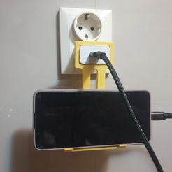 20230206_225606.jpg Free STL file PI phone socket holder・3D printable model to download