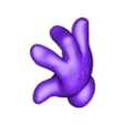 MICKEY HAND 1.stl Mickey Mouse dreht einen Joint