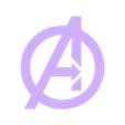 Logo Avengers WallArt.stl Avengers Logo Wall Art