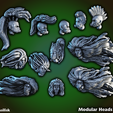 Preview_Heads.png Space Opera - Psytauran Raiders (Modular Heroic Scale)