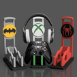Controller-and-Headset-Stand-02.png Deadpool Dual Controller & Headset Stand