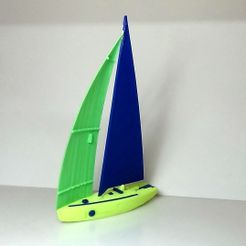 DSC01662.JPG STL file sailboat・3D print object to download