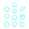 Cutter-Ouline.png Lucky Charms Cookie Cutter | STL File