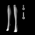 lowerlegF.png Replacement lower legs for Monster High female dolls (articulated)