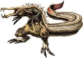 PE1 -  Lagarto Mutante - Para Base 100mm 3D model