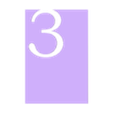 3TableNumber.stl Numéros de table minimalistes 1-22