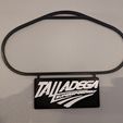 PXL_20240105_232541963.jpg Talladega Superspeedway Track Map With Nameplate