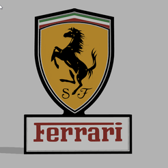 image.png Файл STL lightboxuselog ferrari・3D-печатный дизайн для загрузки