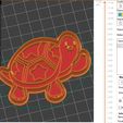 107-tortuga-feliz.jpg Tortuguita Feliz - happy turtle cookie cutter - happy turtle cookie cutter