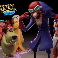 FMCapa.jpg 3D file Dick Dastardle and The Flying Machines・3D print design to download