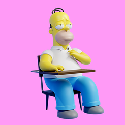 untitled2.png Archivo STL Homer Simpson・Objeto de impresión 3D para descargar