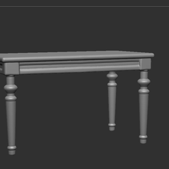 1.png Free STL file rectangle table・Design to download and 3D print