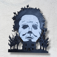 PhotoRoom-20230915_154205.png Micheal Myers Wall Art decoration