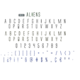 Aliens_assembly1_180207.png Letters and Numbers ALIENS | Logo