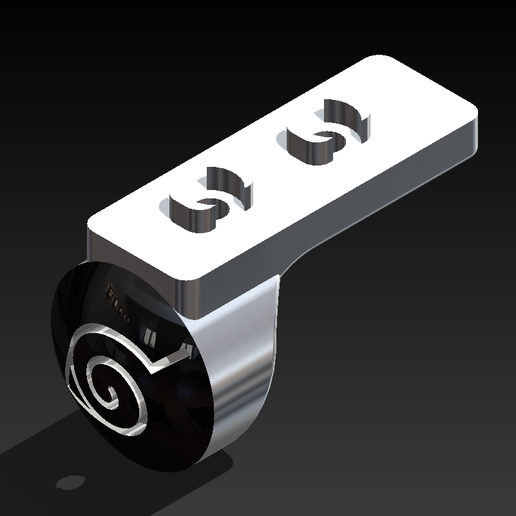 Hidden Leaf M-LOK Hand Stop 3D model