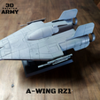 cults 9-1.png STAR WARS   A-WING RZ-1 STARFIGHTER with BASEMENT