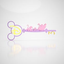 35.jpg STL file DISNEY KEY・3D printable model to download