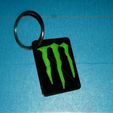 Monster_105.JPG Monster Energy Bicolor Keychain / Porte Clés bicouleur Monster Energy