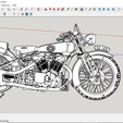 00-02-09.png Brough Superior SS100 - SketchUp and OBJ Files (1-5th Scale)