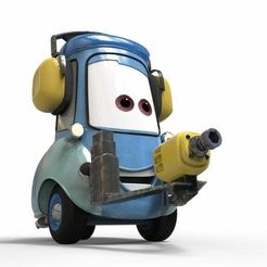 guido.60104.jpg Free STL file Guido Cars forklift・Template to download and 3D print