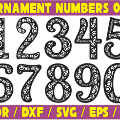 2020-04-02.png Vectors Laser Cutting - CNC - Fretworked numbers model 1