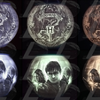 Variantes couleurs2.png Archivo STL Harry Potter luz de noche lithophane・Diseño imprimible en 3D para descargar
