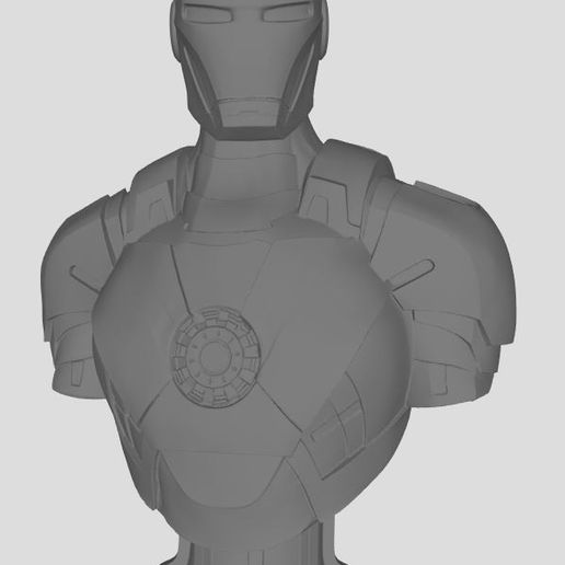 ironman bust 3D model