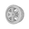 model.png Volk Rays TE37 wheel rim 1:64 die cast hot wheels