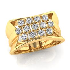 263_Render_CG-1_luxury-1_-White-Reflective_luxury-1_YellowGold_Luxury-1_Diamond.jpg STL file Men's Ring・3D printable model to download