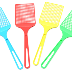 MultiColors.png Free STL file Fly Swatter・3D printer design to download