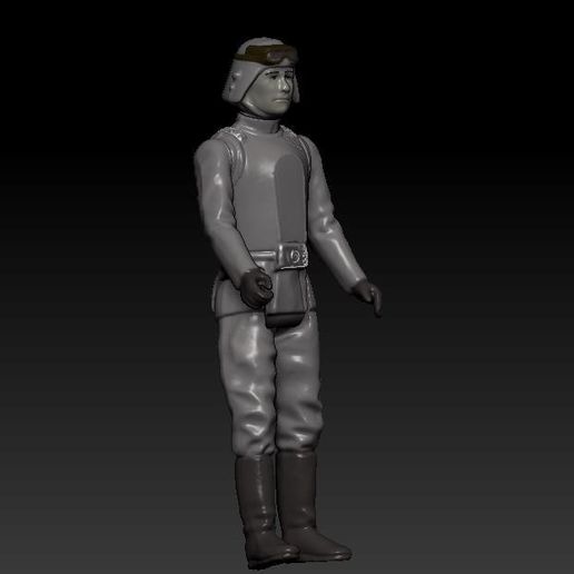 ScreenShot541.jpg STAR WARS .STL AT-AT COMMANDER .3D ACTION FIGURE .OBJ KENNER STYLE.
