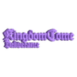 Kingdom Come Deliverance.stl Kingdom Come Deliverance logo