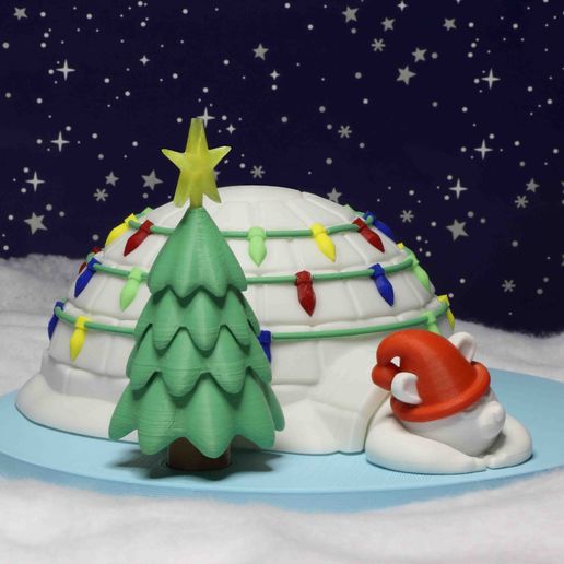 Sleepy-Bear-Igloo-3256-F.jpg Sleepy Christmas Cub