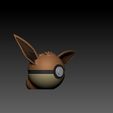ZBrush-Document2.jpg Pokemon Eevee Pokeball