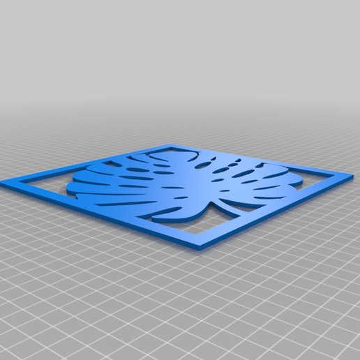 🍹 Tropical Leaves・Free STL File for 3D printing and CNC machining ...