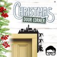 018a.jpg 🎅 Christmas door corners vol. 2 💸 Multipack of 10 models 💸 (santa, decoration, decorative, home, wall decoration, winter) - by AM-MEDIA
